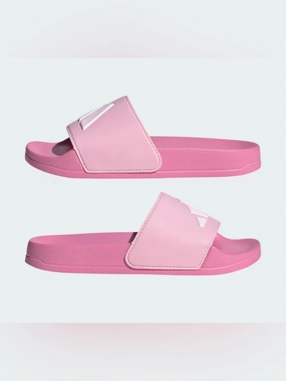 ADIDAS ~ ADILETTE SHOWER LOGO SANDALS KIDS ~ Girls age 4 - 7 ~ Size 12K ~ * NIB
